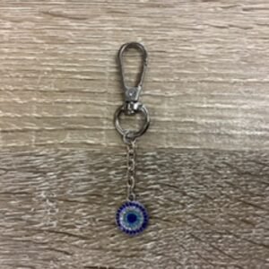 Keychains-Evil Eye Circle short