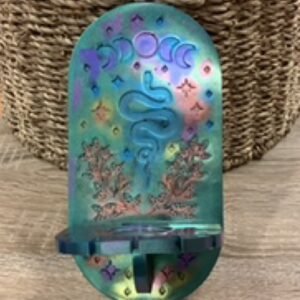 Snake candle holder