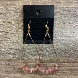Earrings-Tear Drop sunstone