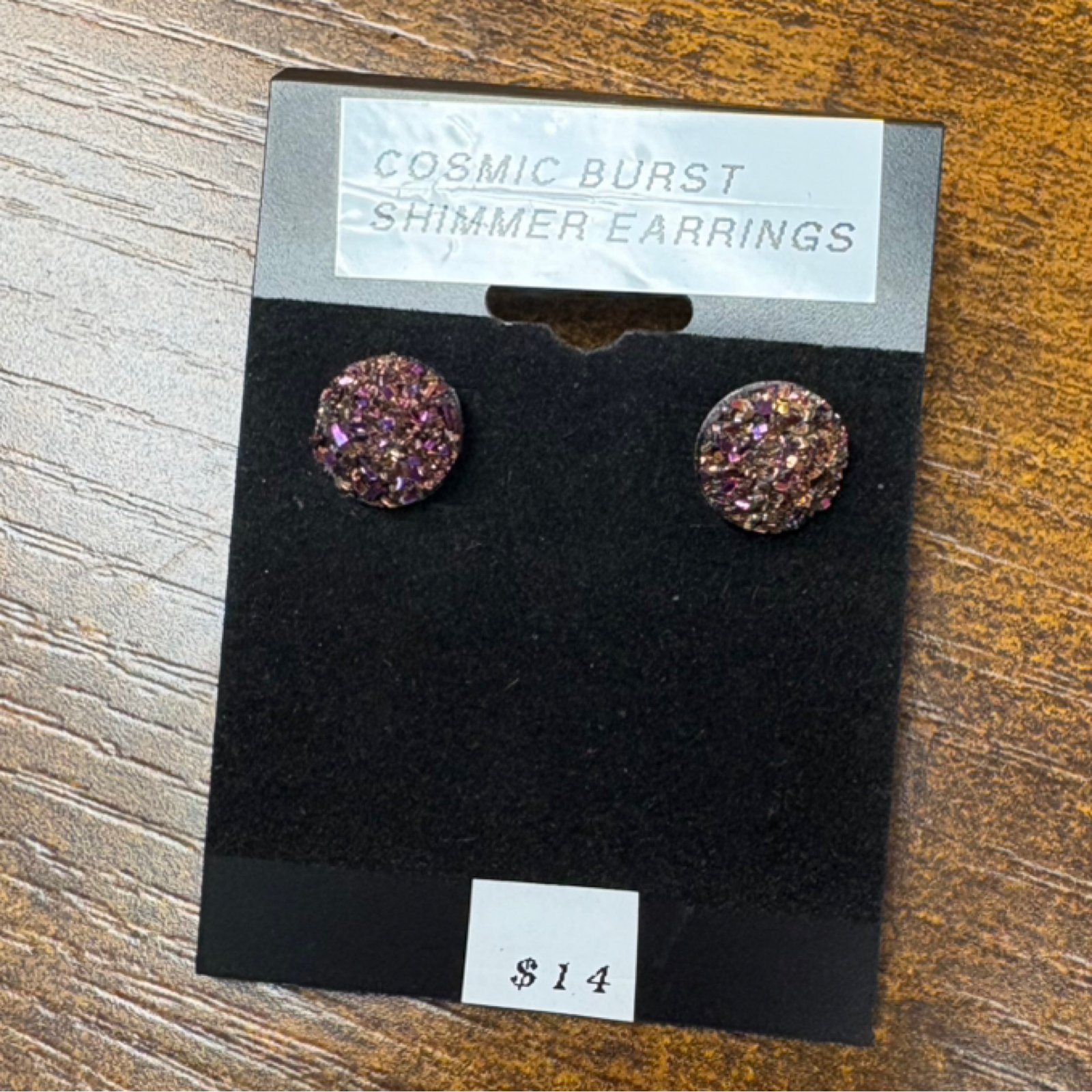 Cosmic burst shimmer earrings