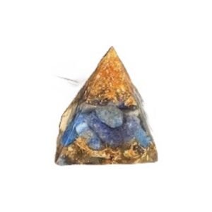 Small Resin lapis pyramid
