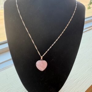 Rose quartz necklace