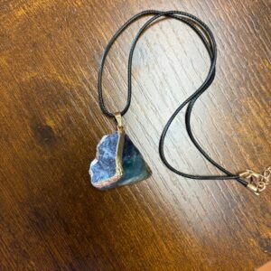 Fluorite chord necklace