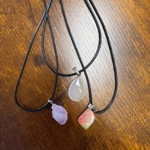 Small Crystal chord necklace