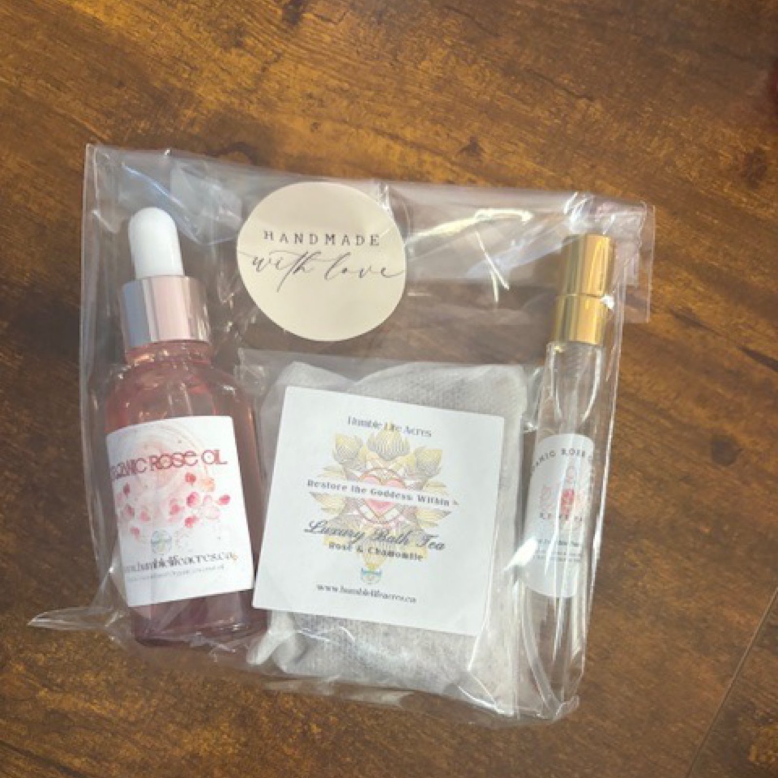 Organic Rose Goddess Set