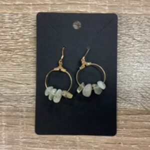 Earrings-Small Gem Drop citrine