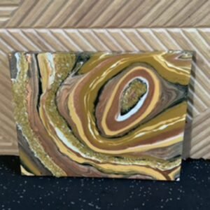Painting-Yellow Geode